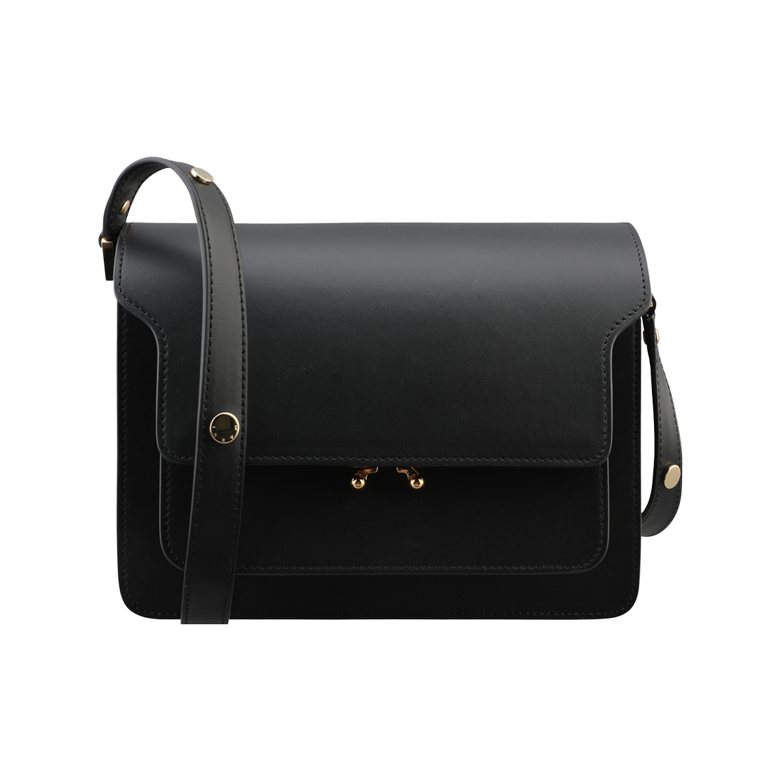 SBMPN09NO1 LV589 ZN99N [25% 쿠폰] Marni Calfskin Medium Trunk Bag Black