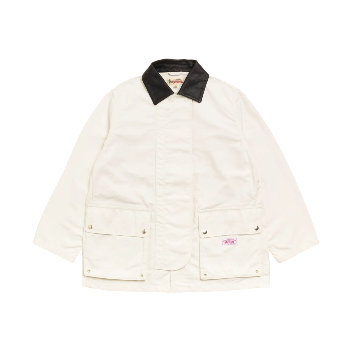 115966 Stussy Fireman Jacket Bone