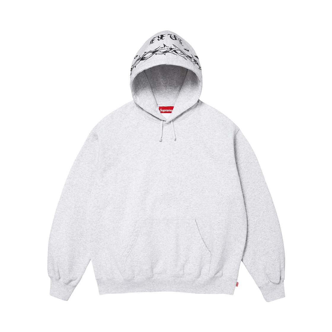 슈프림 포에버 후드 스웨트셔츠 애쉬 그레이 - 26FW(Supreme Forever Hooded Sweatshirt Ash Grey - 26FW) - 2