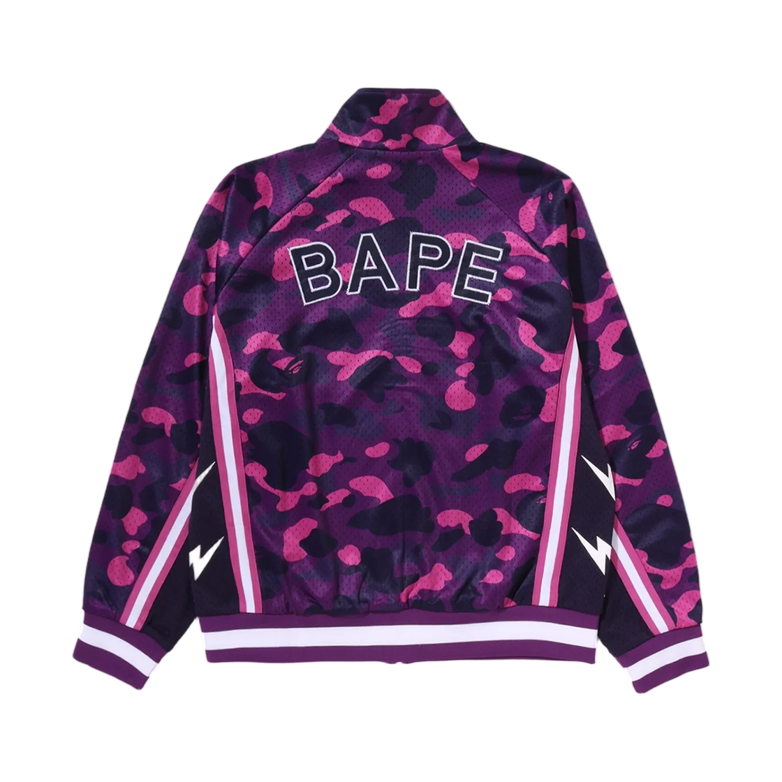 베이프 컬러 카모 메쉬 릴렉스드 핏 트랙 자켓 퍼플(BAPE Color Camo Mesh Relaxed Fit Track Jacket Purple) - 2