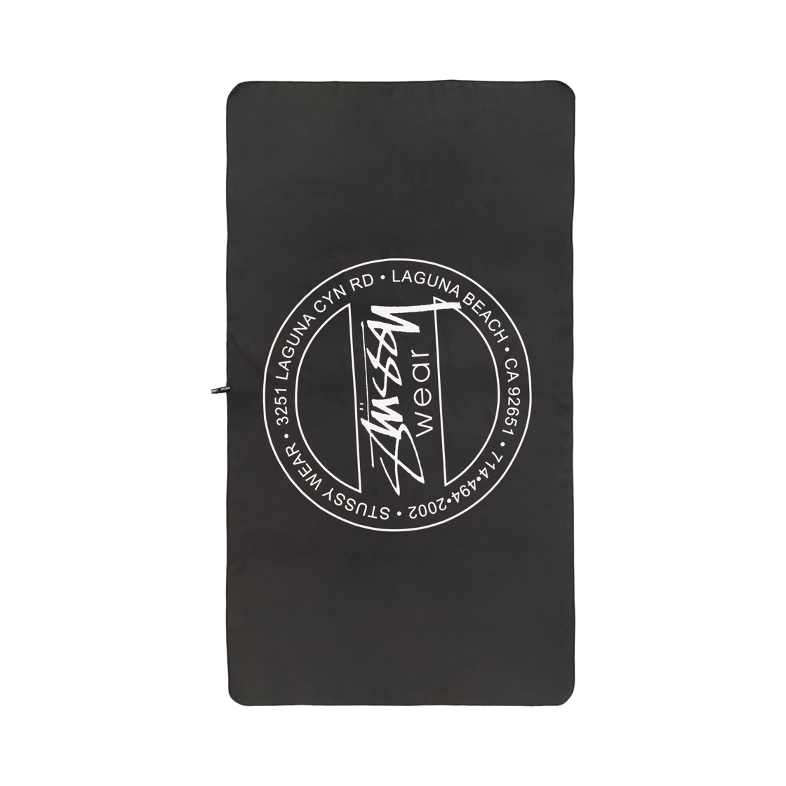139057 Stussy Dot Speed Dry Towel Black White