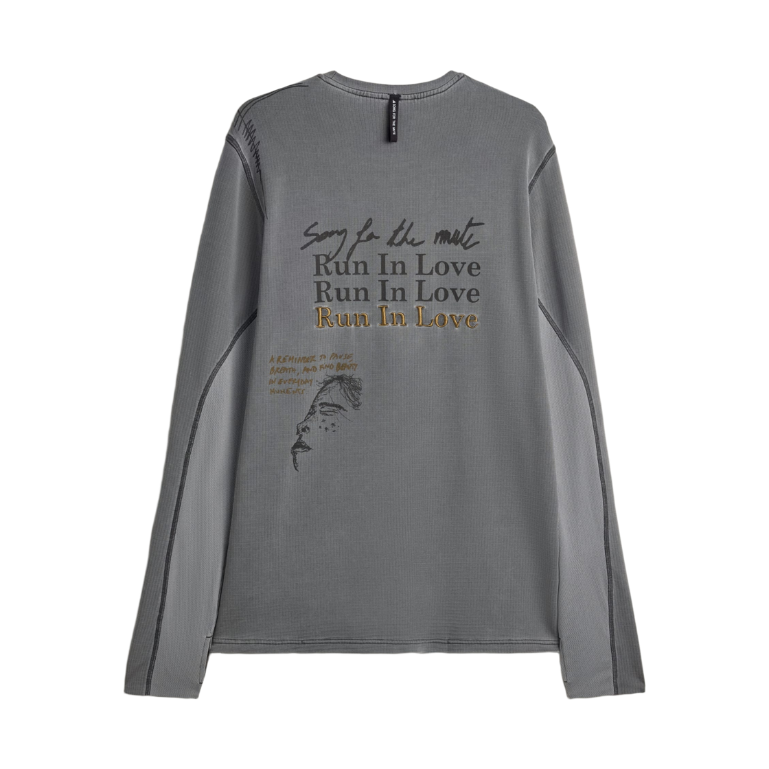 아디다스 x 송 포 더 뮤트 롱슬리브 티셔츠 카본 - KR 사이즈(Adidas x Song For The Mute Long Sleeve T-Shirt Carbon - KR Sizing) - 2