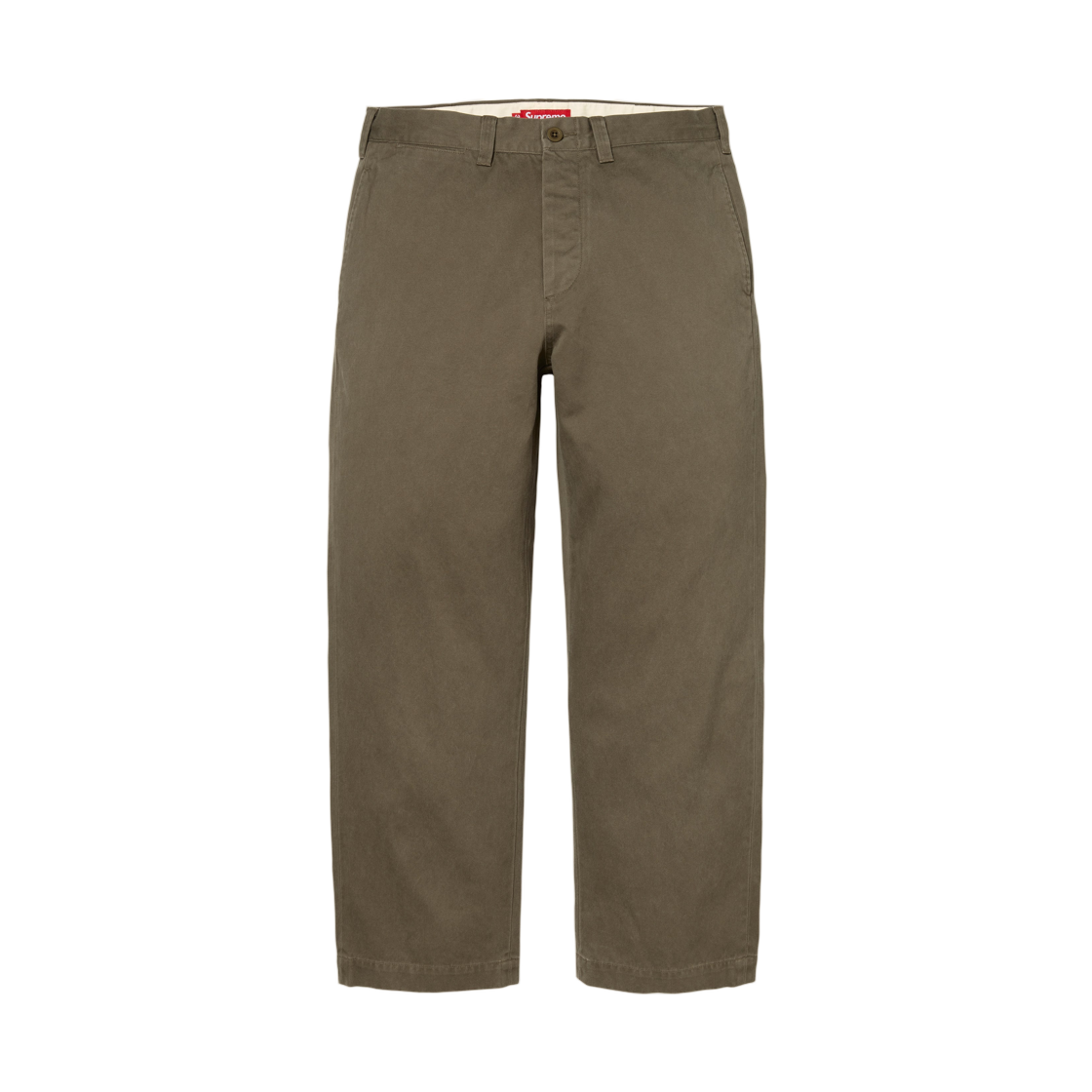 - Supreme Chino Pant Olive - 26FW