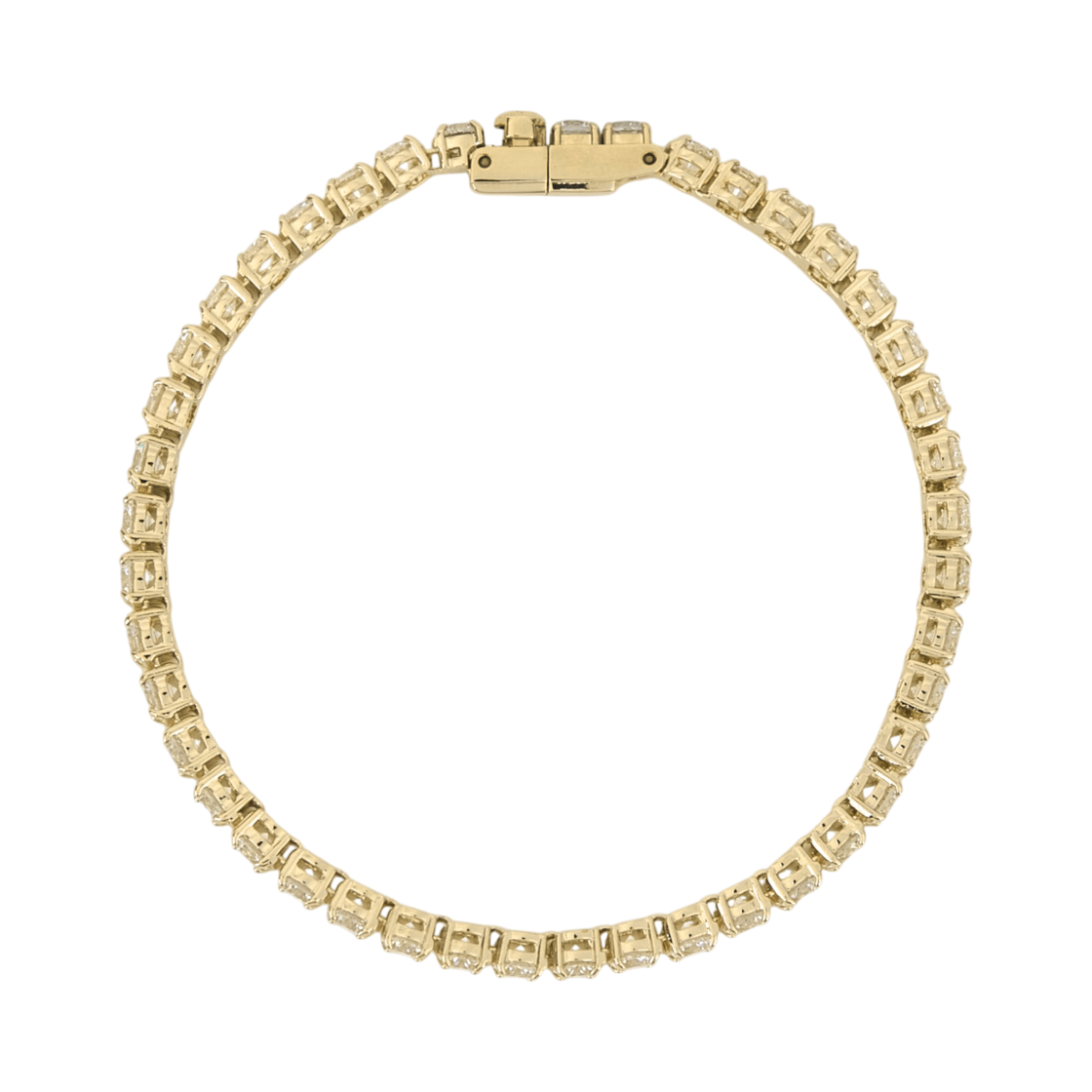 (W) 스와로브스키 매트릭스 테니스 브레이슬릿 화이트 골드 플래팅((W) Swarovski Matrix Tennis Bracelet White Gold Plated) - 2