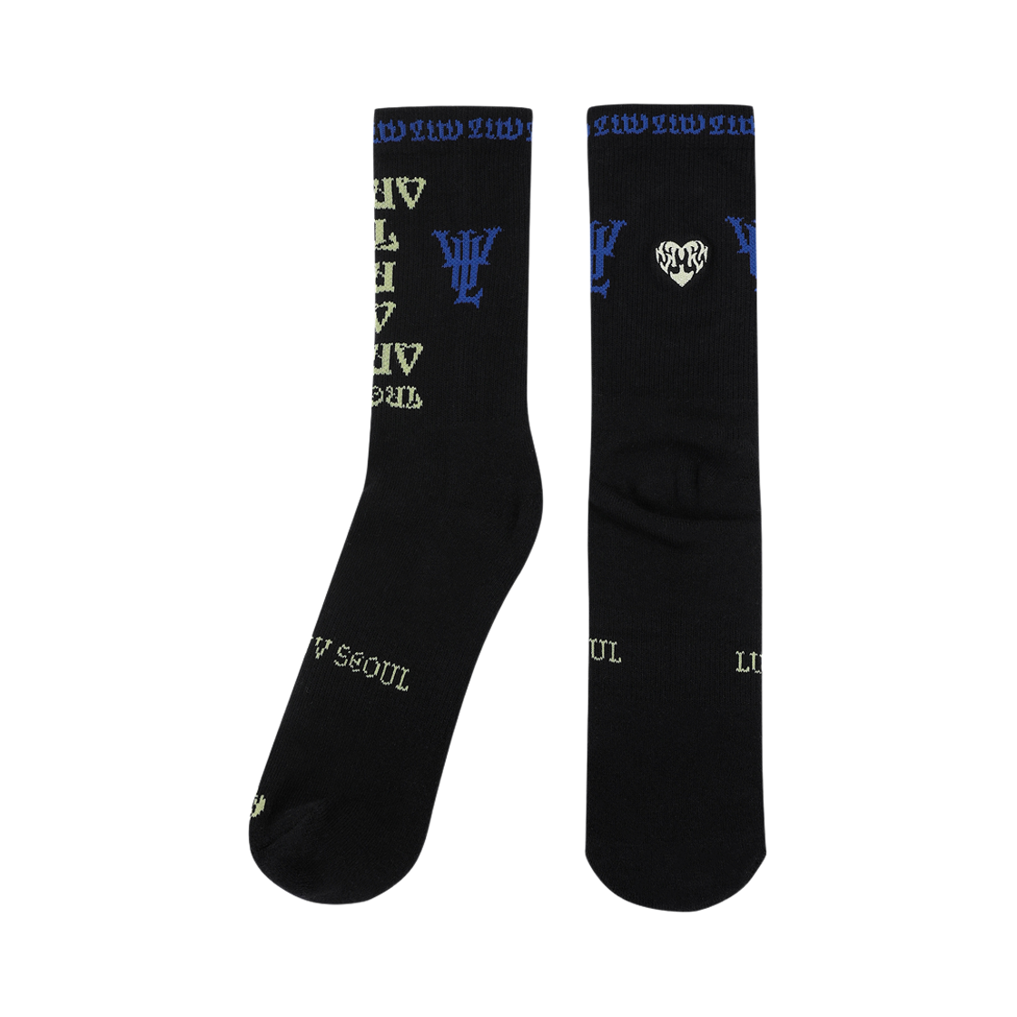 러브러브러브 SV 타투 삭스 블랙(LUVLUVLUV SV Tattoo Socks BK) - 2