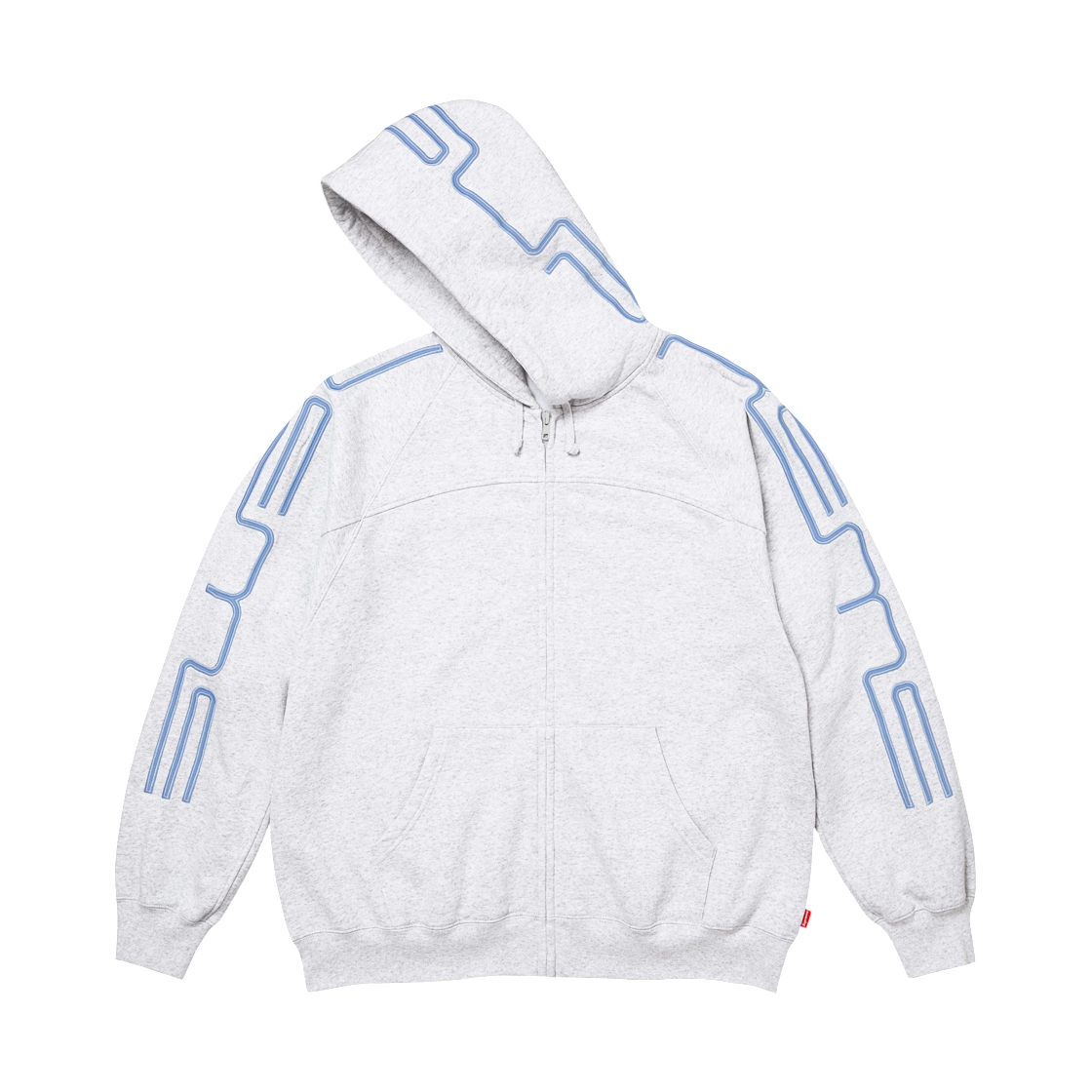 슈프림 커넥트 집업 후드 스웨트셔츠 애쉬 그레이 - 26FW(Supreme Connect Zip Up Hooded Sweatshirt Ash Grey - 26FW) - 2
