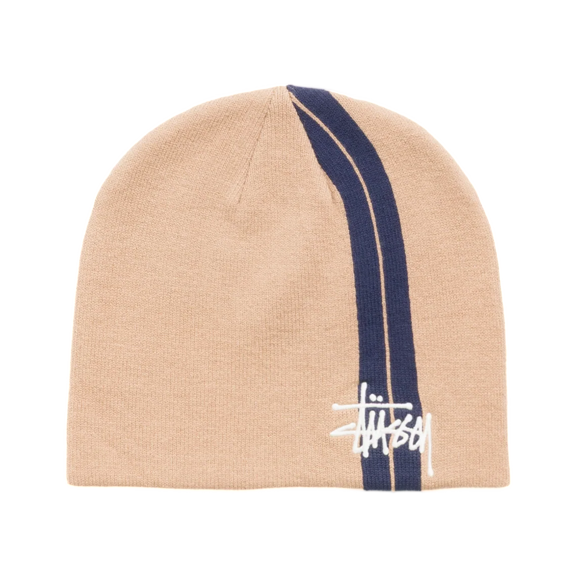 1321272 Stussy Double Stripe Skullcap Khaki