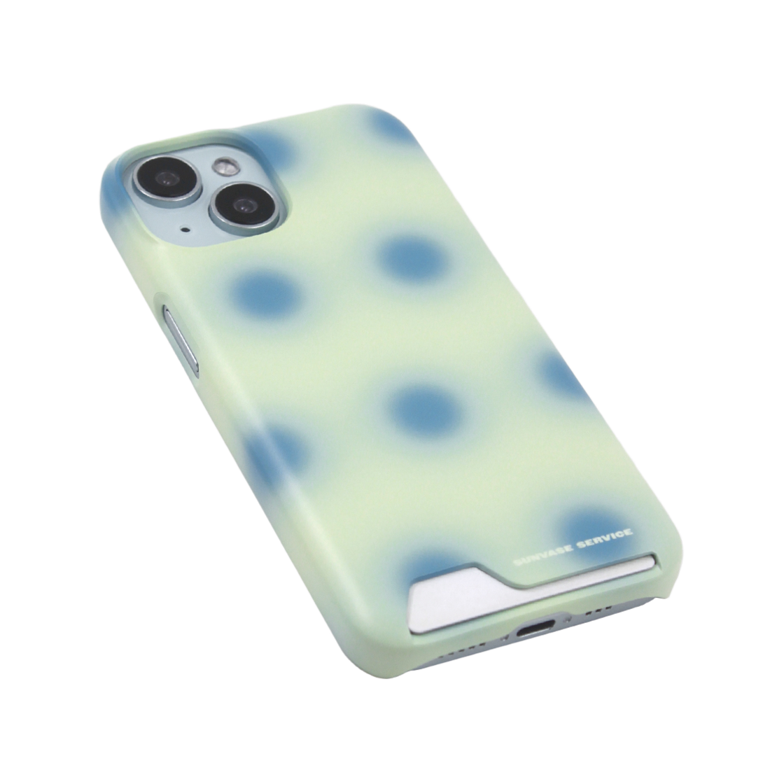 선베이스서비스 썬 도트 케이스 라임 (무광 카드하드) 아이폰(sunvase service SUN DOT CASE_LIME (matte card hard) iPhone) - 2