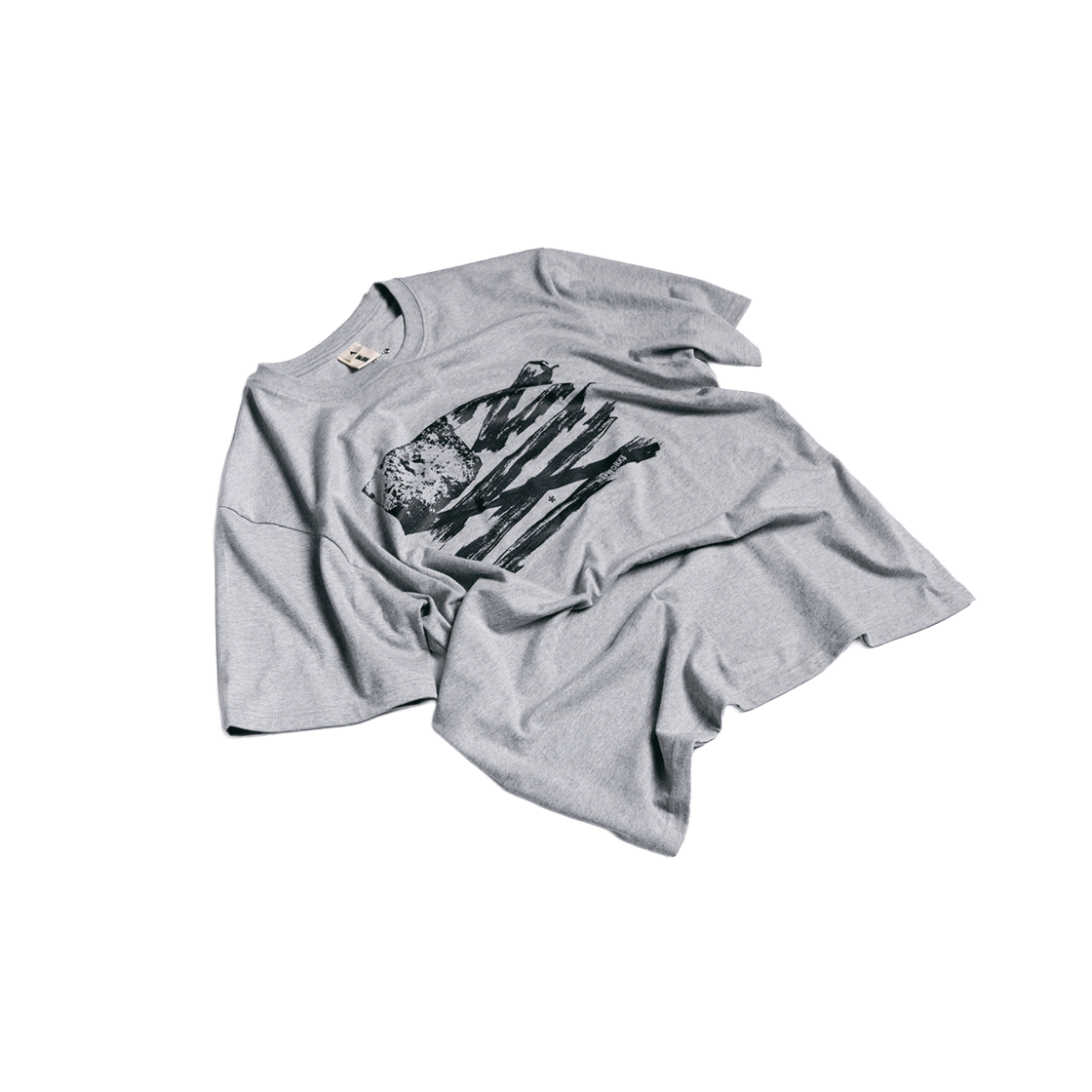 왑웍스 컴뱃 플러그 티셔츠 그레이(Wapworks Combat Flag T Grey)