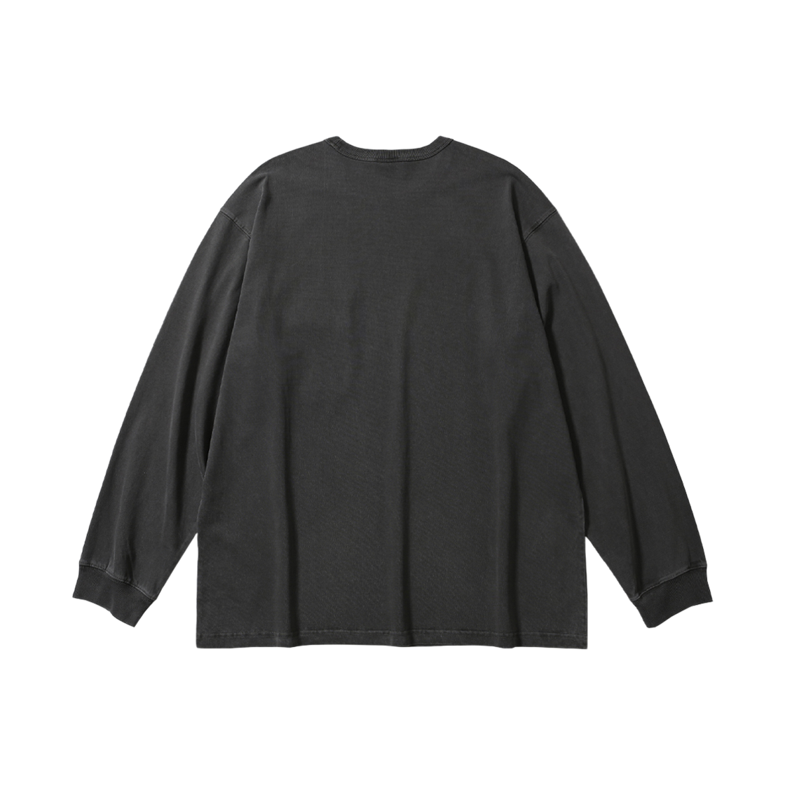 해브오프듀티 다이드 포켓 롱슬리브 티 다크 그레이(HAVEOFFDUTY Dyed Pocket Long Sleeve Tee Dark Grey) - 2