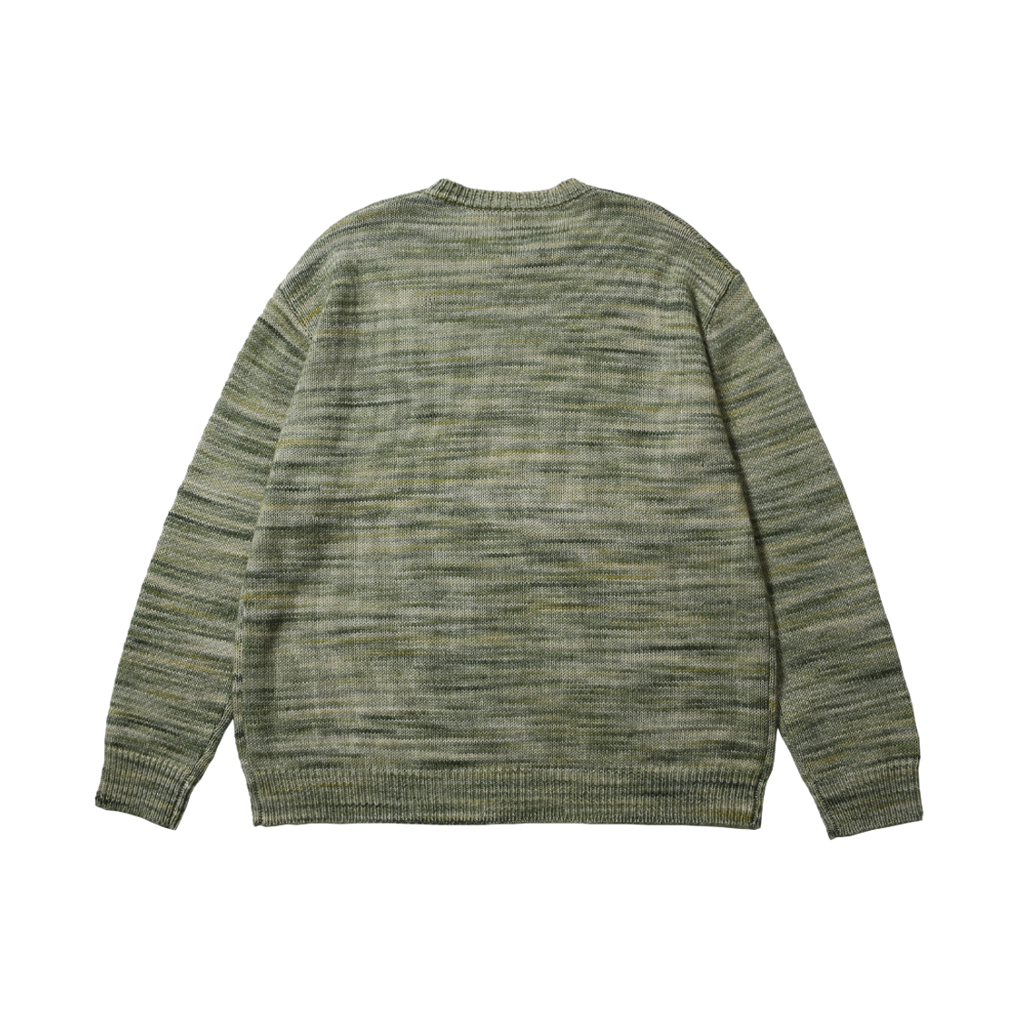 해브오프듀티 믹스드 라운드넥 니트 모스 그린(HAVEOFFDUTY Mixed Round Neck Knit Moss Green) - 2