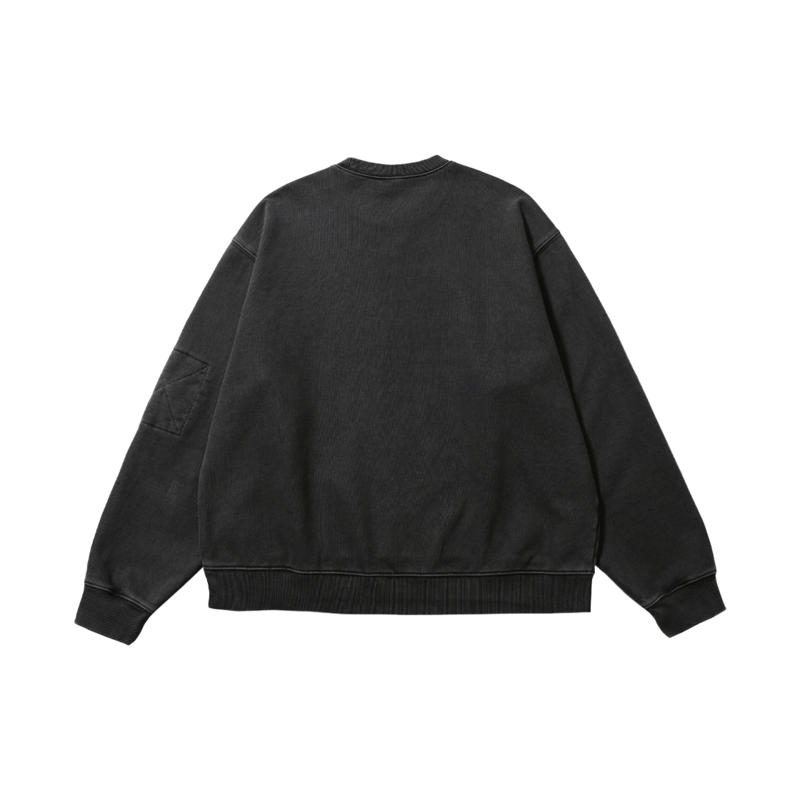 해브오프듀티 가먼츠 다이드 크루넥 스웨트셔츠 차콜(HAVEOFFDUTY Garments Dyed Crew Neck Sweat Shirts Charcoal) - 2