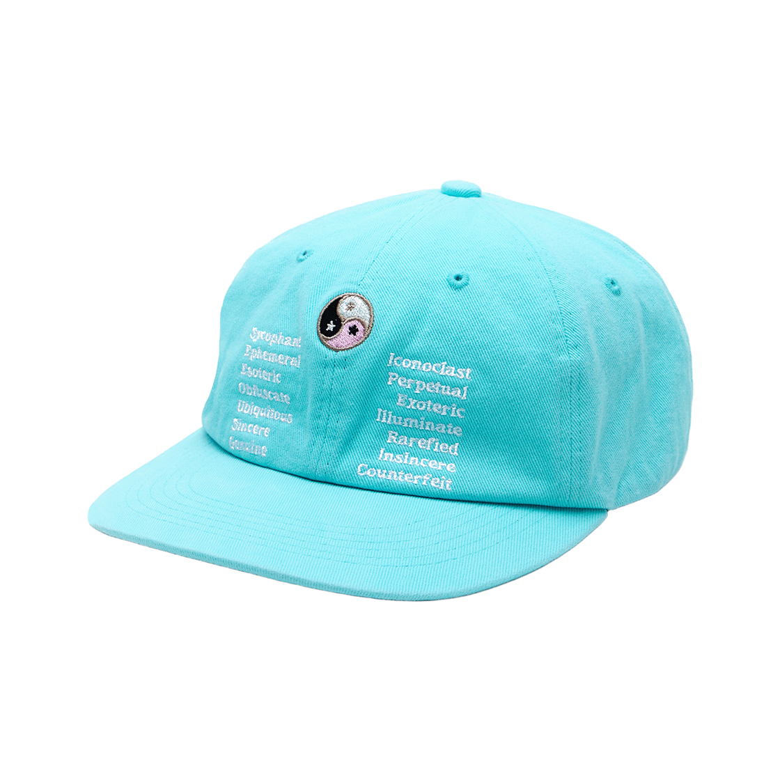 패슬 음양 워시드 캡 아쿠아(FASTLE Yin Yang Washed Cap Aqua) - 2