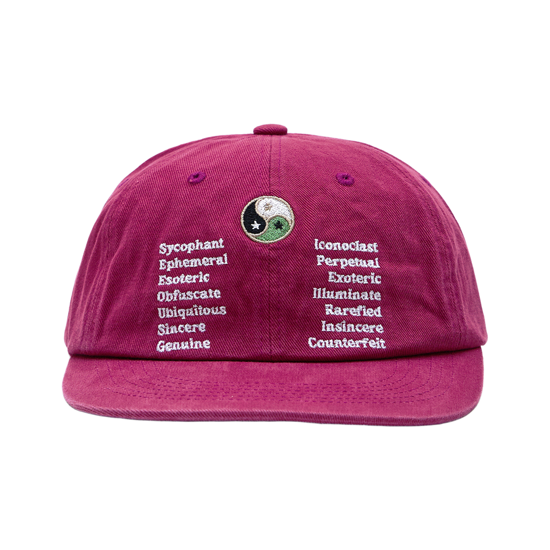 패슬 음양 워시드 캡 비트(FASTLE Yin Yang Washed Cap Beet)