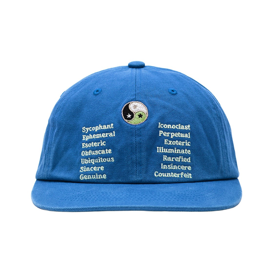 패슬 음양 워시드 캡 오션 블루(FASTLE Yin Yang Washed Cap Ocean Blue)