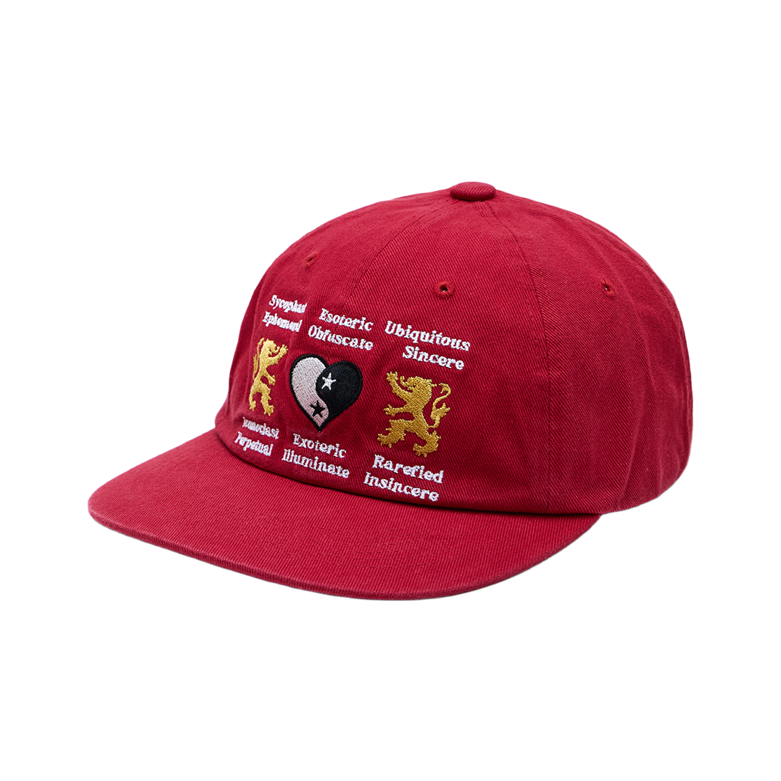 패슬 라이온 하트 워시드 캡 레드(FASTLE Lion Heart Washed Cap Red) - 2