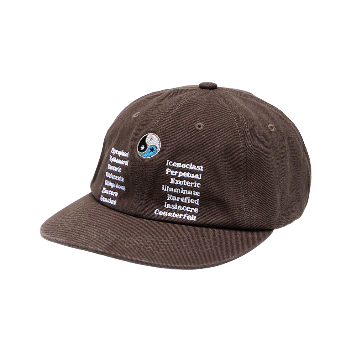 패슬 음양 워시드 캡 브라운(FASTLE Yin Yang Washed Cap Brown) - 2