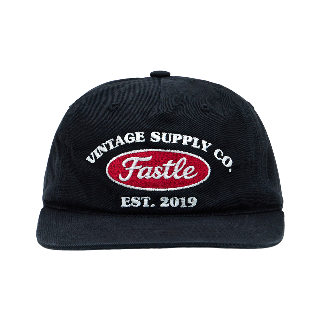 패슬 서플라이 5패널 워시드 캡 블랙(FASTLE Supply 5Panel Washed Cap Black)