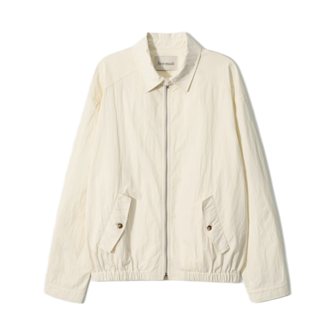 - Aviemuah Oversized Cotton Blouson Ivory