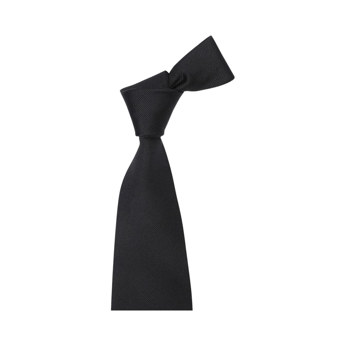 브룩스브라더스 솔리드 랩타이 블랙(BrooksBrothers Solid Repp Tie Black) - 2