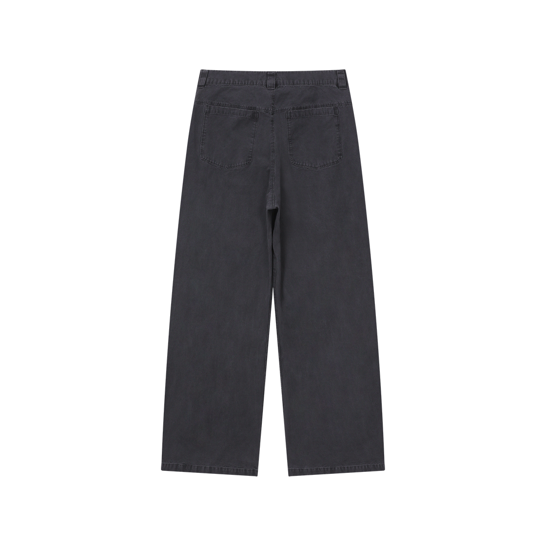 폴리테루 휴먼인덱스 우먼 프렌치 치노 팬츠 워시드 차콜(Polyteru Human Index Women French Chino Pants Washed Charcoal) - 2