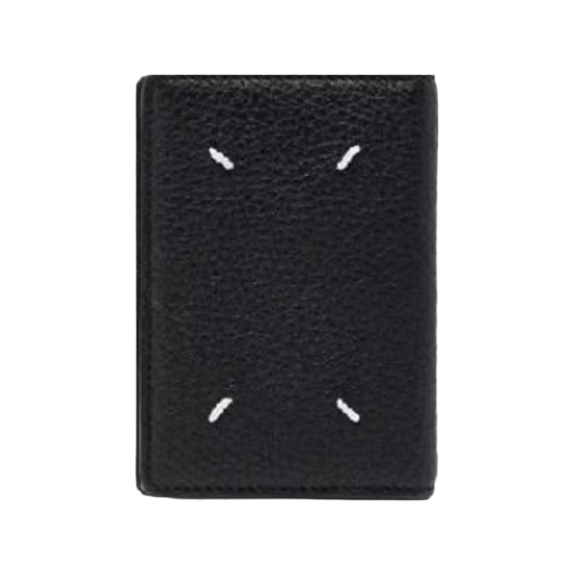 S55UI0203P5766H1669 Maison Margiela Leather Bi-Fold Card Holder Black