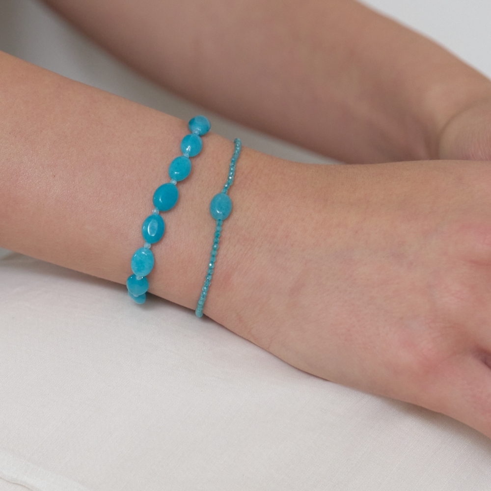 러브미몬스터 민트 옥 레이스 팔찌 민트(lovememonster Mint Jade Lace Bracelet MINT) - 3