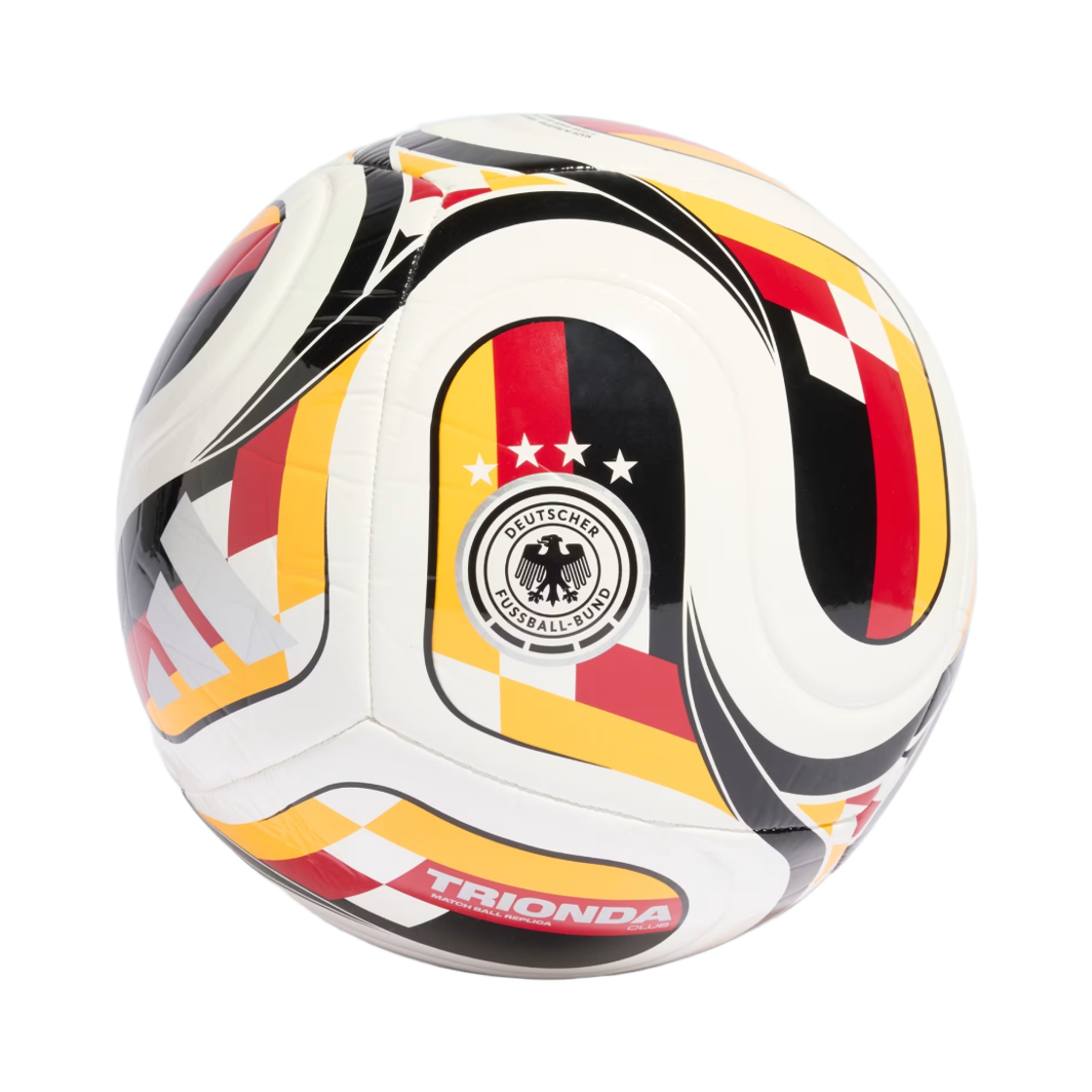 JY0242 Adidas Trionda Germany Home Club Ball White Collegiate Gold