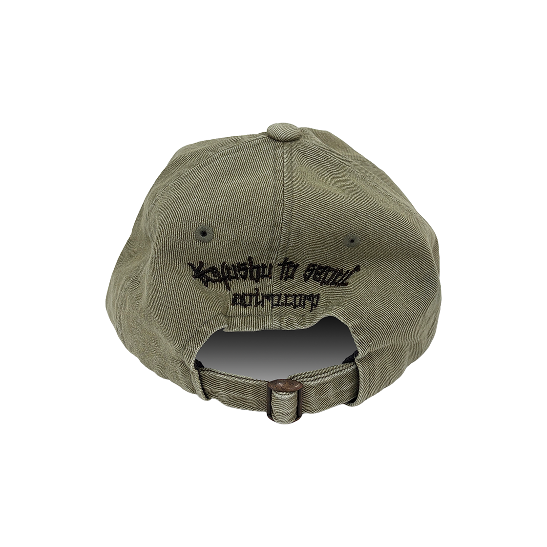 아오이로 6-패널 본 패치 빈티지 캡 - 모스 라임(Aoiro 6-Panel Bone Patch VTG Cap - Moss Lime) - 2