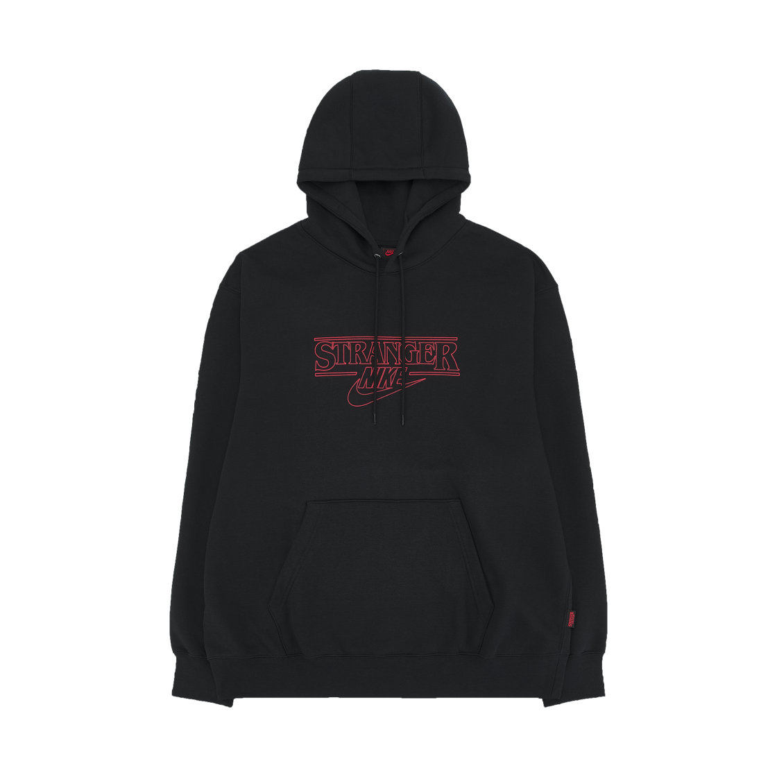 IF8519-010 Nike x Stranger Things NRG Club SN Pullover Hoodie Black (IF8519-010)