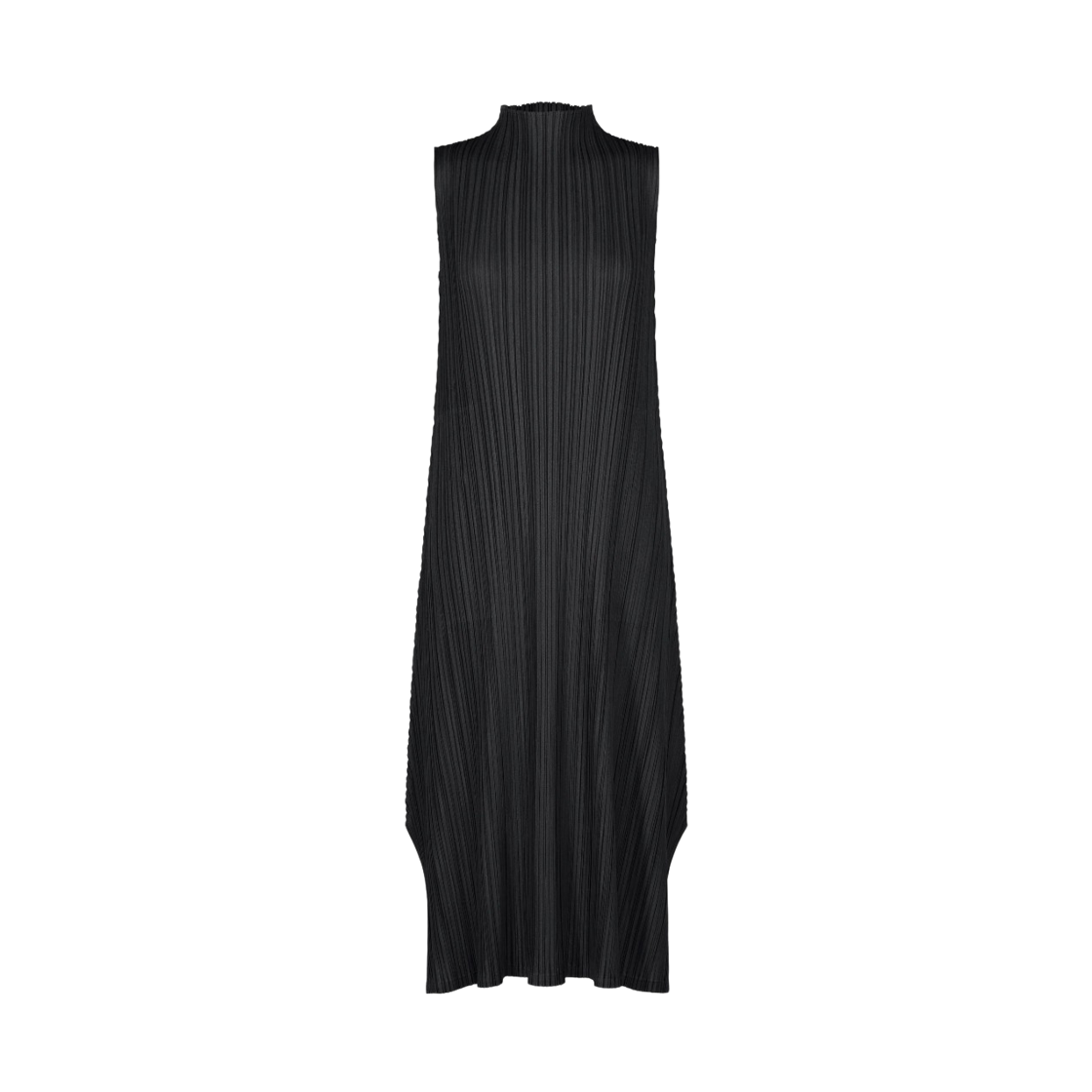 PP63-JH284-15 (W) Pleats Please Issey Miyake Mellow Pleats Dress Black