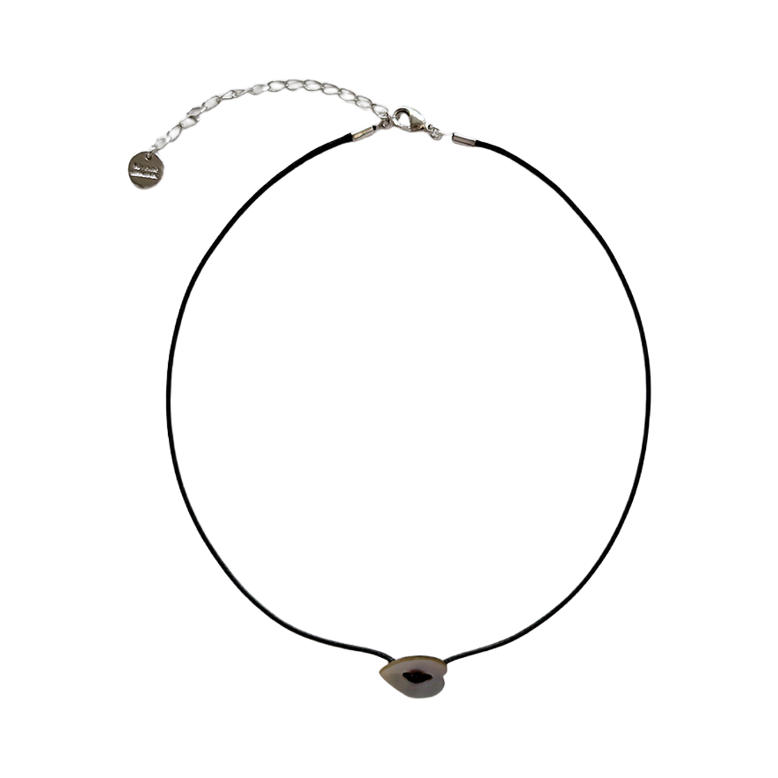 L262MNK050 lovememonster Shell Button Choker Heart