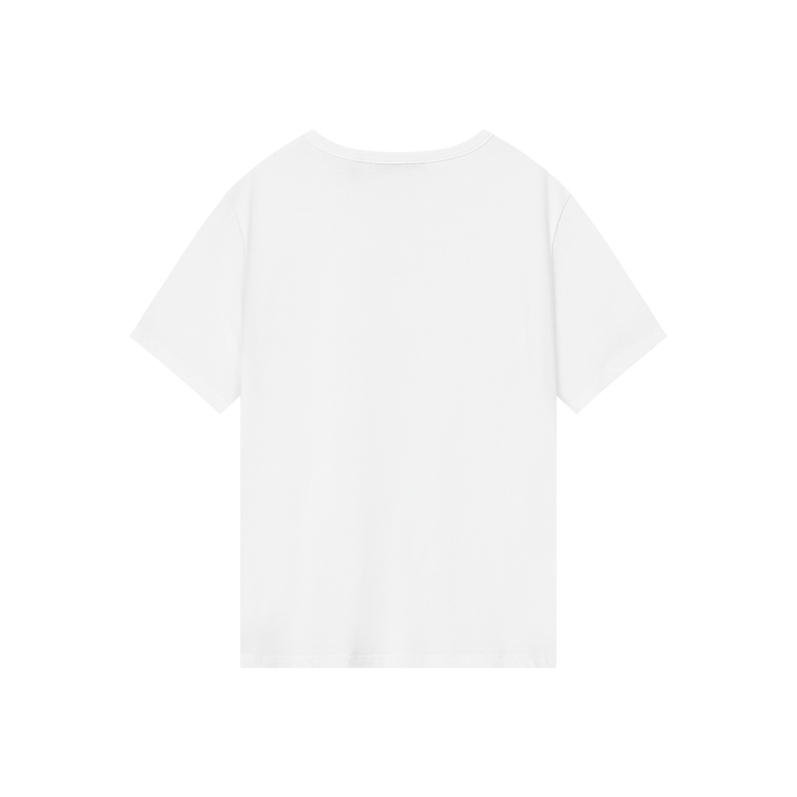 폴리테루 휴먼인덱스 우먼 베이시카 티셔츠 화이트(Polyteru Human Index Women Basica T-Shirt White) - 2