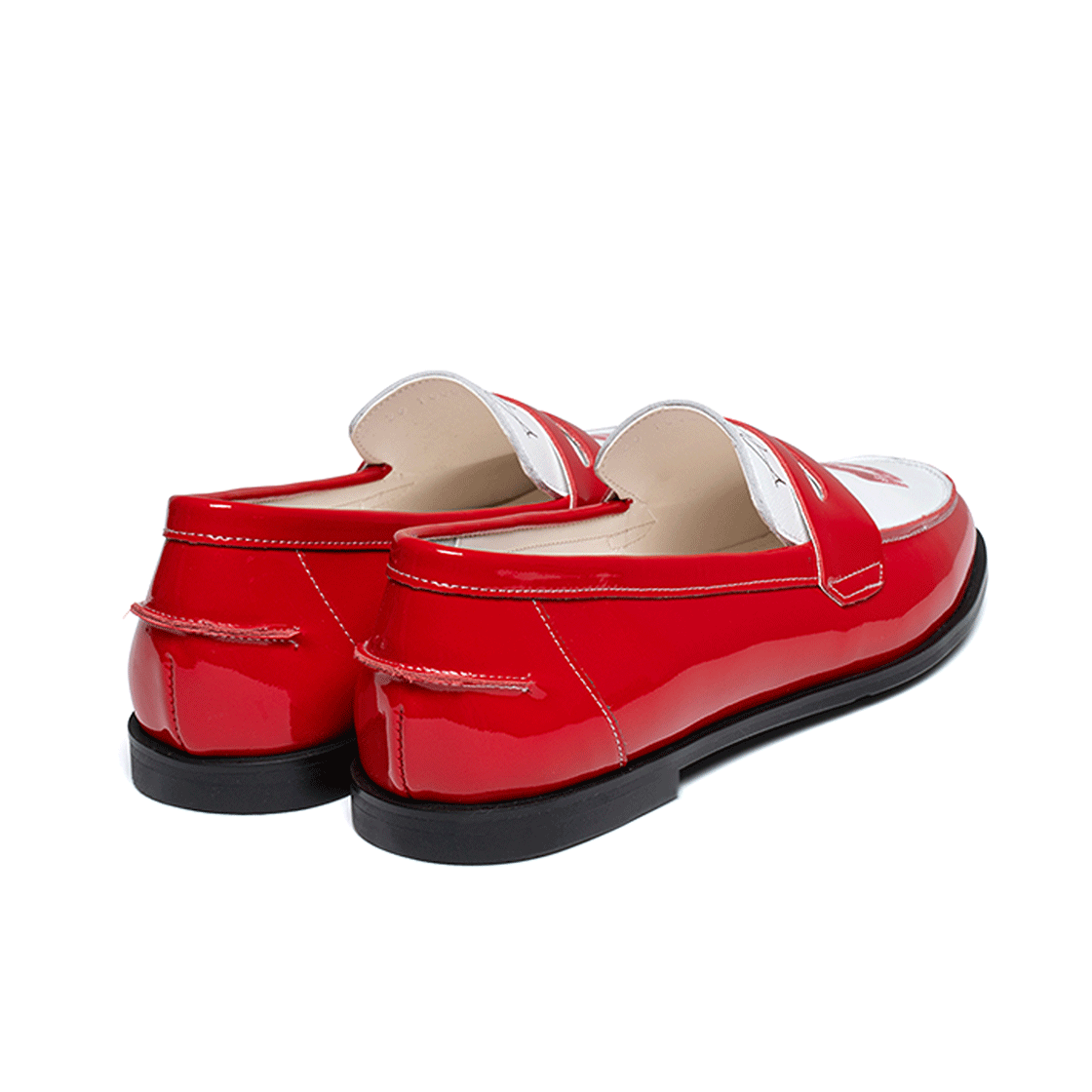 페니플레이트 여성 키스 레드 로퍼 로우(PENNY PLATE Women Loafer Kiss Red Low) - 5