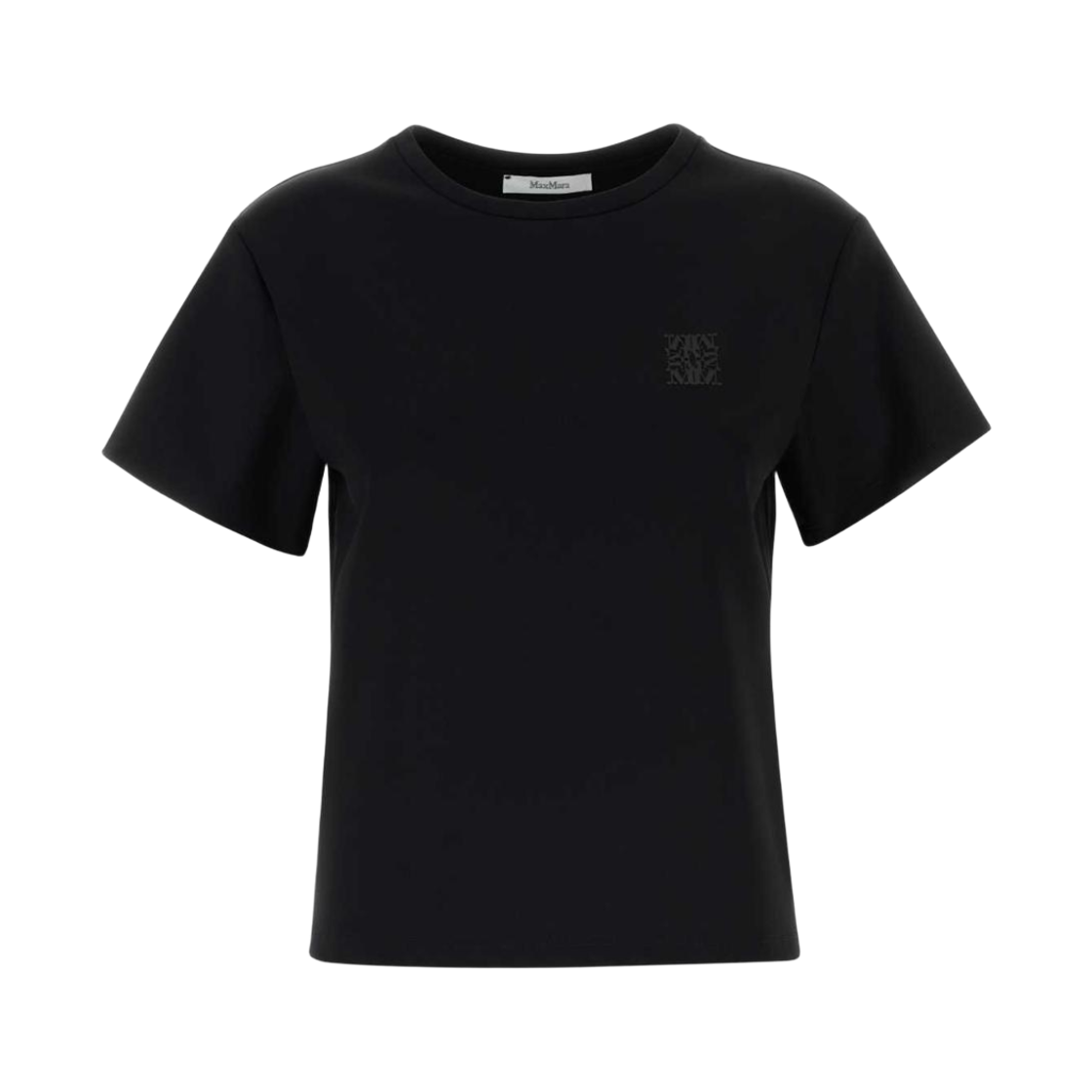 QUAGGA-004 (W) Max Mara Quagga Embroidered T-Shirt Black