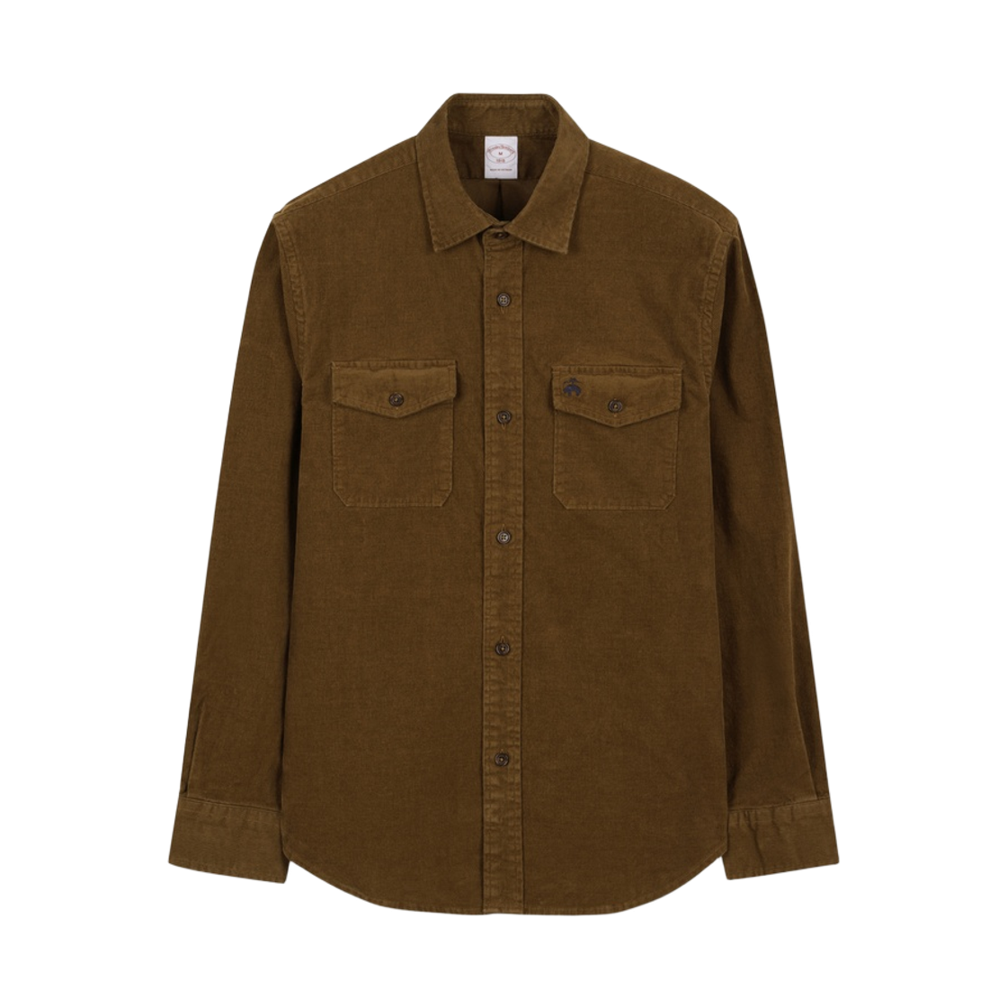 BBTHMNG401-ZBR BrooksBrothers Corduroy Shirt Jacket Brown