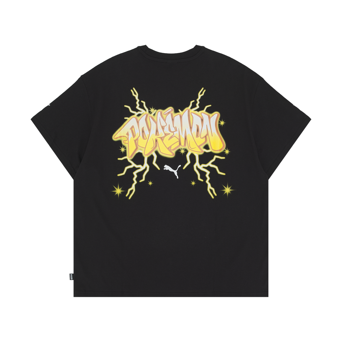 푸마 x 포켓몬 피카츄 오버사이즈 티셔츠 블랙(Puma x Pokemon Pikachu Oversized T-Shirt Black) - 2