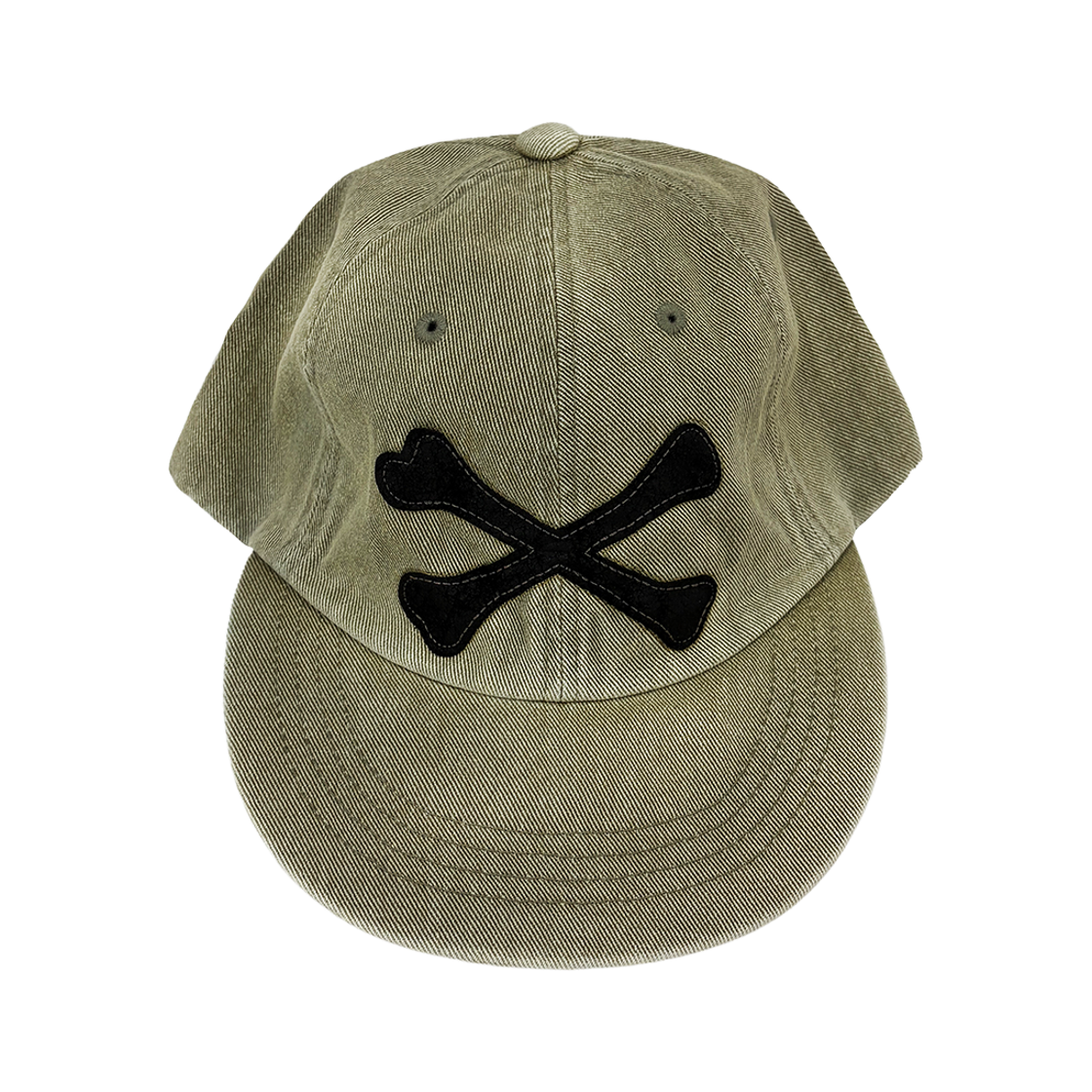 아오이로 6-패널 본 패치 빈티지 캡 - 모스 라임(Aoiro 6-Panel Bone Patch VTG Cap - Moss Lime)