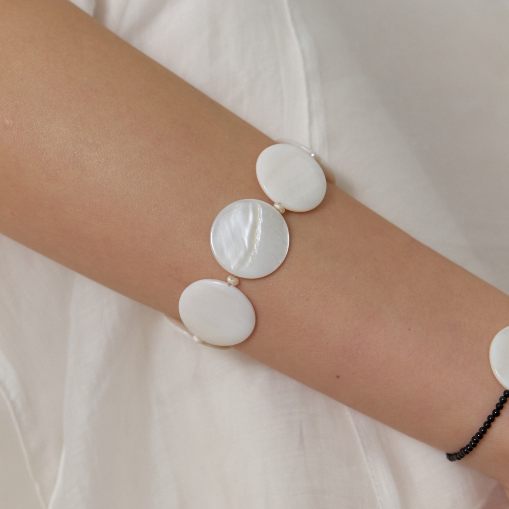 러브미몬스터 달 진주 팔찌 아이보리(lovememonster Moon Pearl Bracelet IVORY) - 2