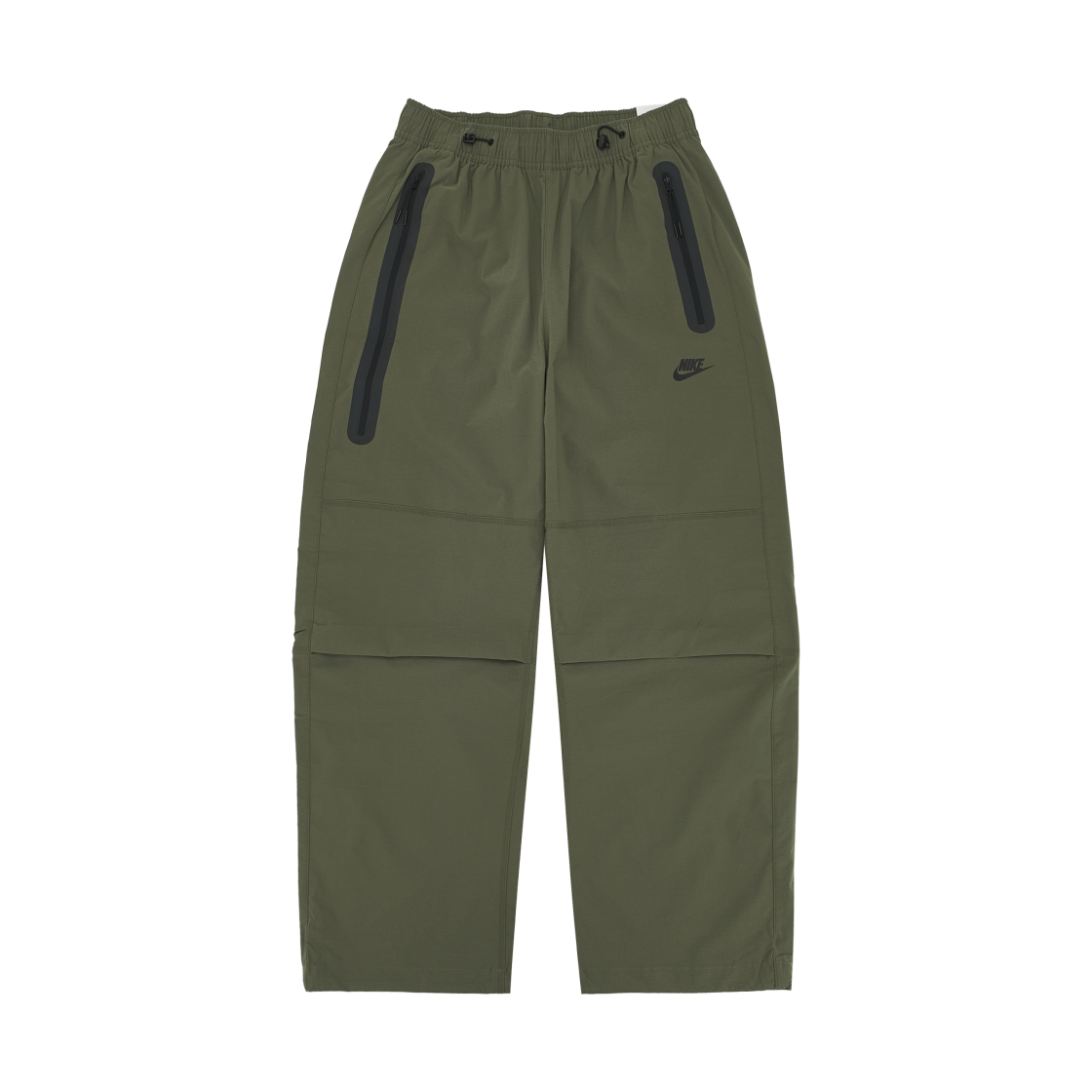 HM7159-223 Nike Tech Woven Open Hem Pants Medium Olive Black - Asia