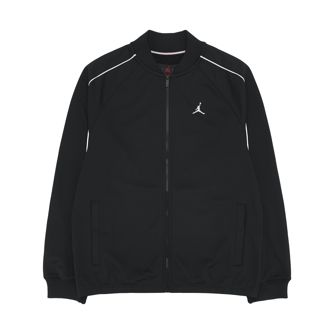 IO0745-010 Jordan Brooklyn Tricot Track Jacket Black White (IO0745-010)