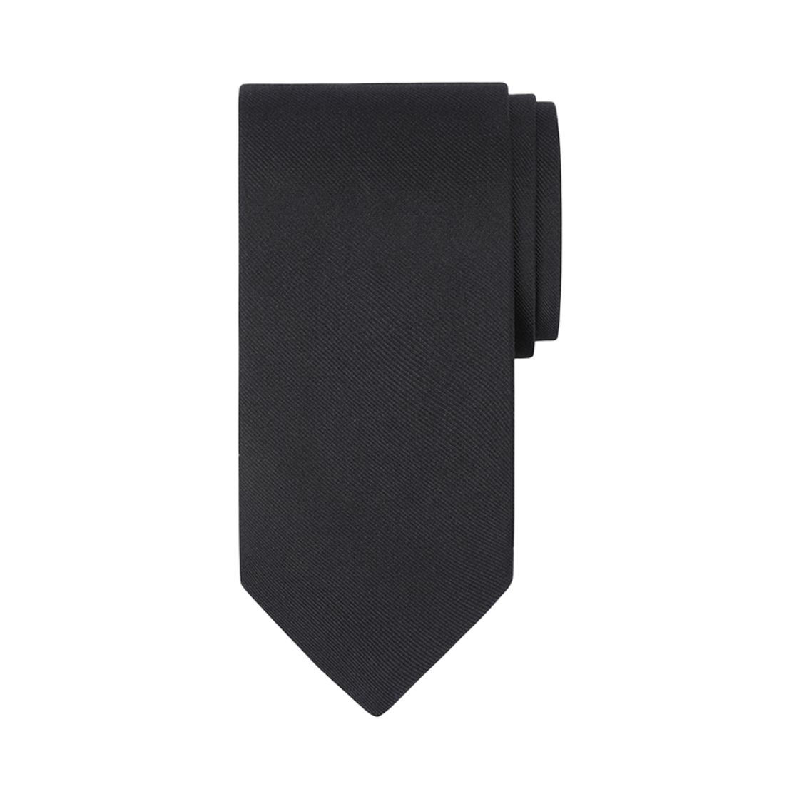 브룩스브라더스 솔리드 랩타이 블랙(BrooksBrothers Solid Repp Tie Black)