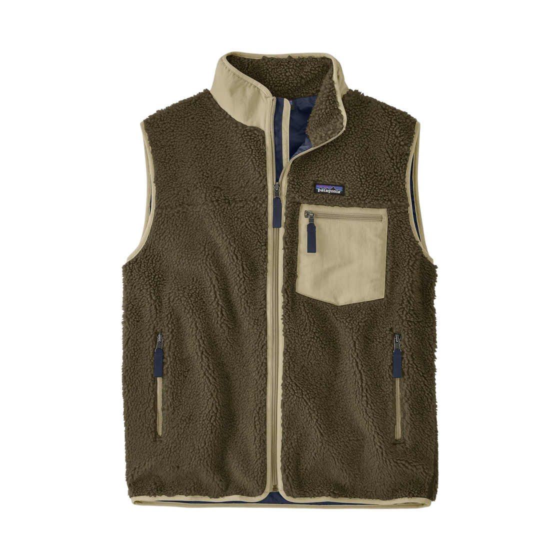 23049 Patagonia Classic Retro-X Fleece Vest Basin Green