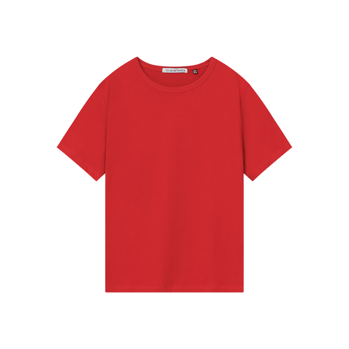 HW6LTS0051D0 Polyteru Human Index Women Basica T-Shirt Red