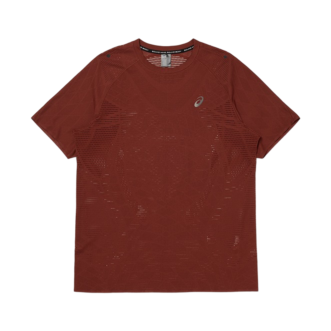 2011D510-200 Asics Metarun Short Sleeve Top Singed Red