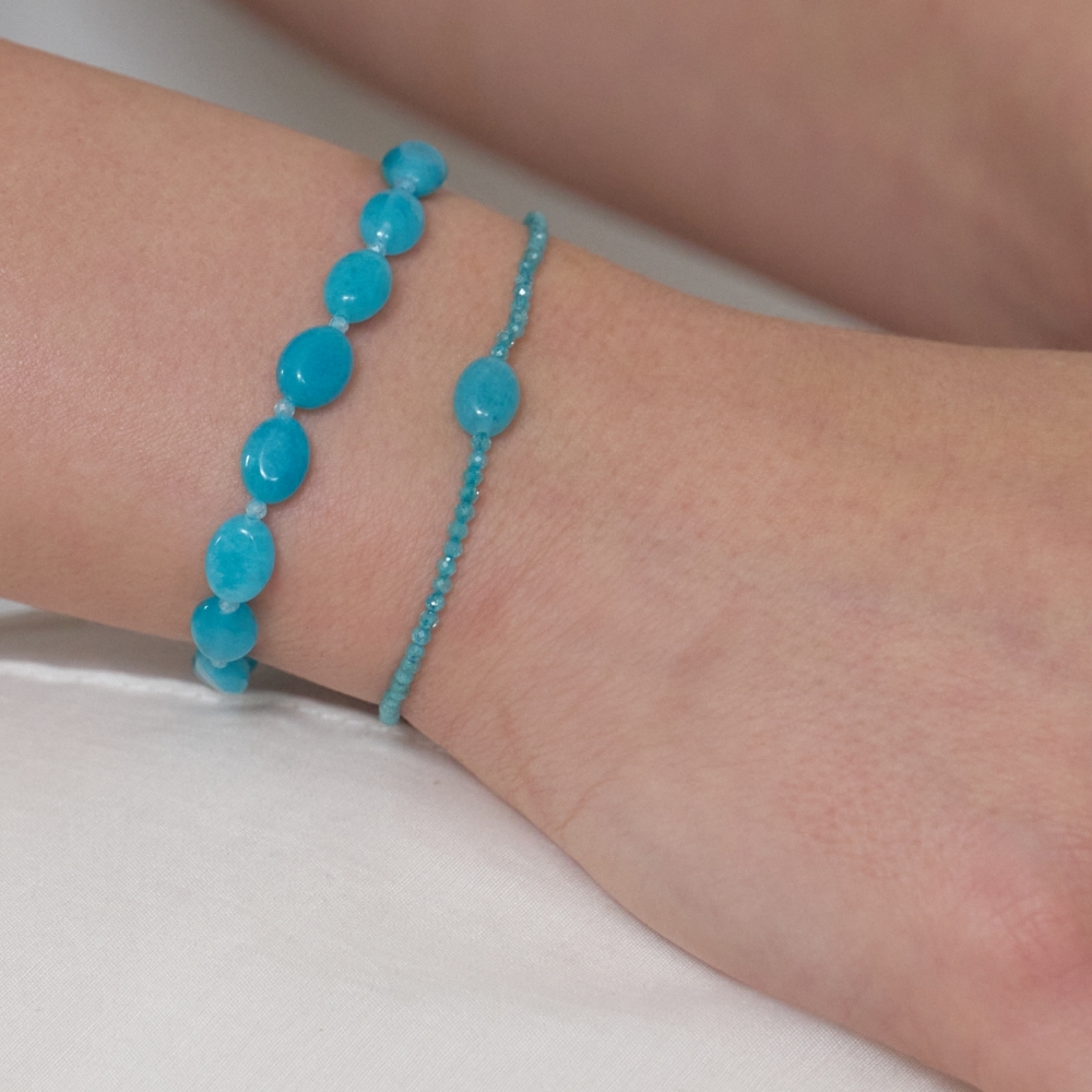 러브미몬스터 민트 옥 레이스 팔찌 민트(lovememonster Mint Jade Lace Bracelet MINT) - 2