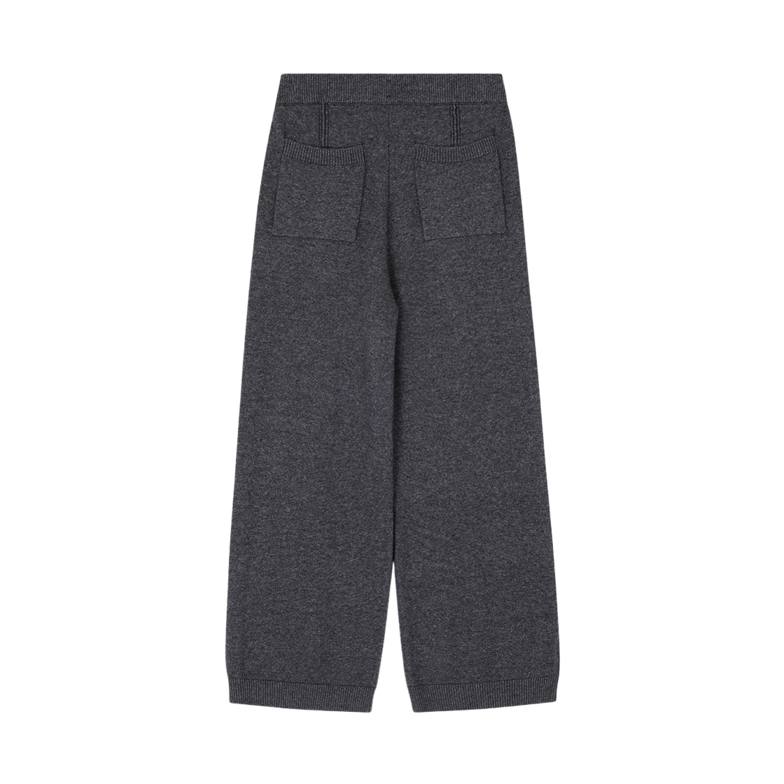 송지오 지제로 캐시미어 블렌드 와이드 니트 팬츠 다크 그레이(SONGZIO ZZERO Cashmere Blend Wide Knit Pants Dark Grey) - 2