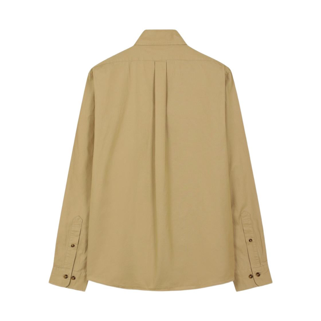 브룩스브라더스 프라이데이 트윌 솔리드 로고 셔츠 베이지(BrooksBrothers Friday Twill Solid Logo Shirt Beige) - 2