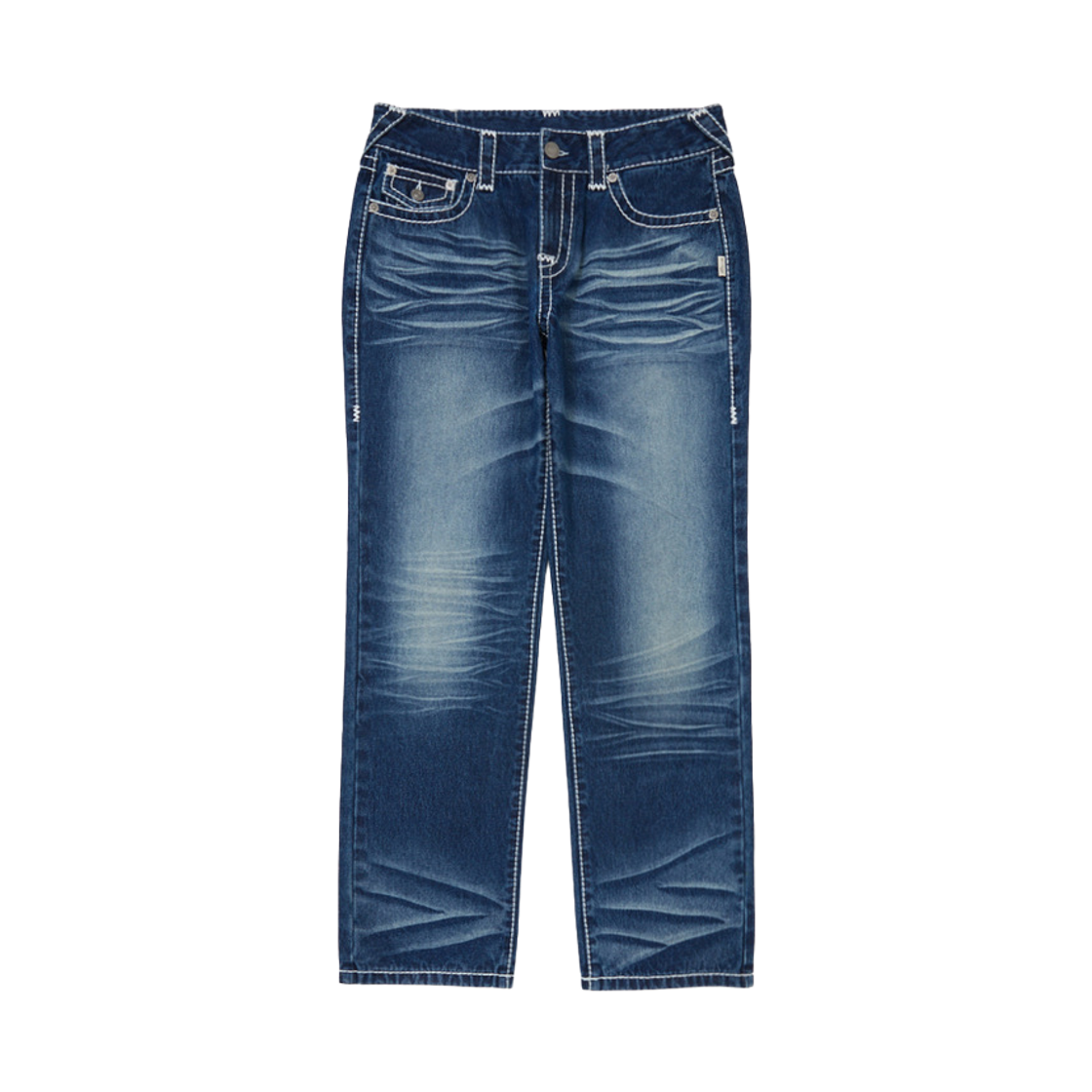 트루릴리젼 RICKY 스트레이트 팬츠 MK3 - 워시드 인디고(True Religion Ricky Straight Pants MK3 - Washed Indigo) - 1