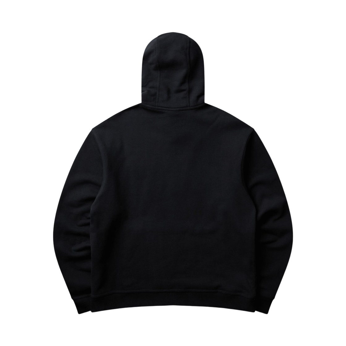 나이키 NSW 플리스 풀오버 후드 블랙 화이트 - 아시아(Nike NSW Fleece Pullover Hoodie Black White - Asia) - 2
